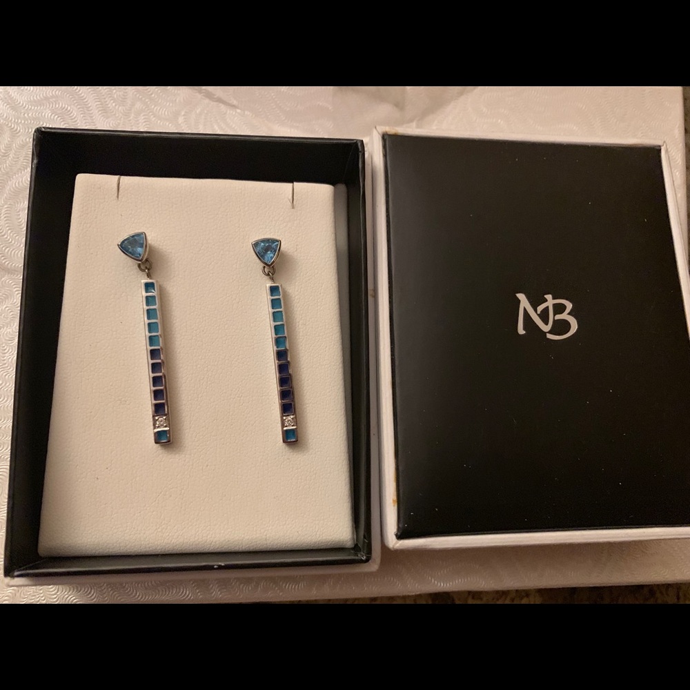 Nicole Barr Modern Drop Earrings